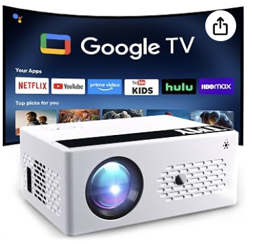 Amazon Canada Deals: Save 47% on TMY Smart Portable Mini Projector 4K, Bundled with Google TV 14.0, Compatible with Netflix, WiFi6 & Bluetooth, Using Promo Code + More Offers